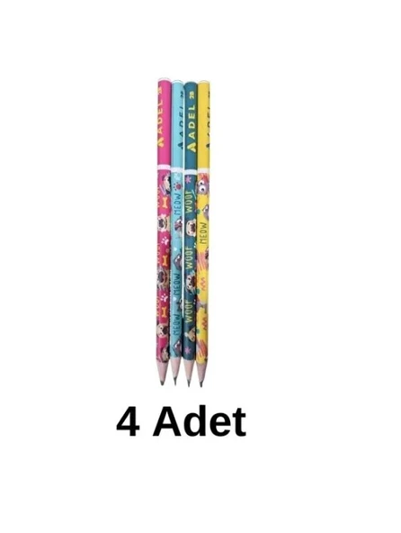 cats&dogs kurşun kalem (4 adet) ürün görseli 1
