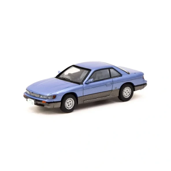 Tarmac Works 1/64 VERTEX Nissan Silvia S13 Blue/Grey ürün görseli 1