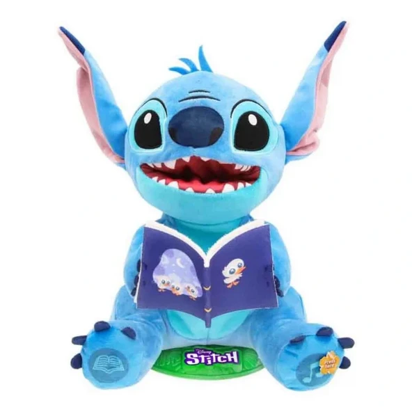Sesli Karanlıkta Parlayan Masal Anlatan Stitch İnteraktif Peluş 34 cm ürün görseli 1