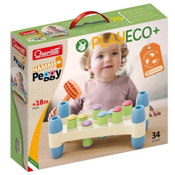 Quercetti Çekiç Oyunu 34 Parça - Resim 5