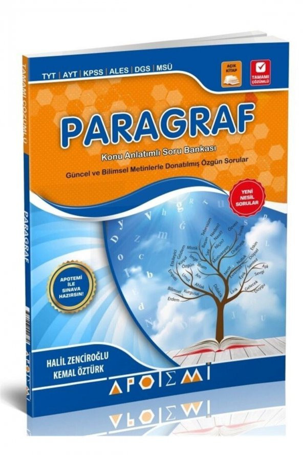 Apotemi Paragraf Konu Anlatımlı Soru Bankası ürün görseli 1