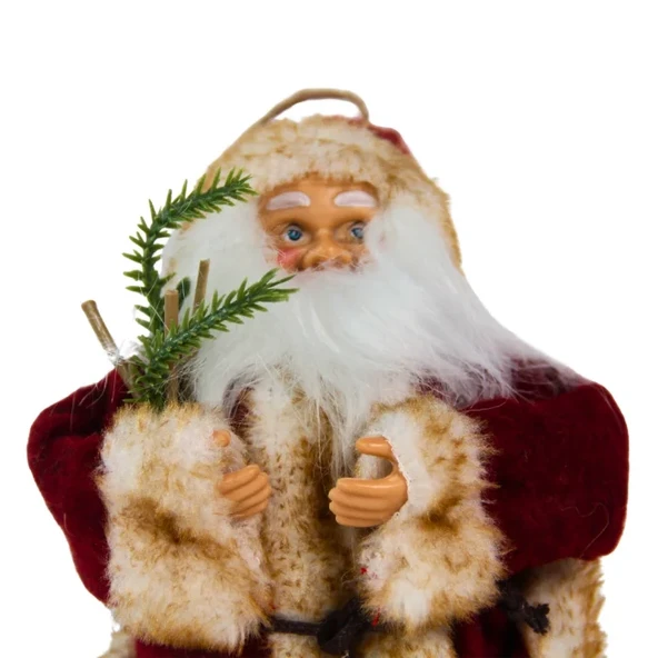 Mini Noel Baba 20 cm - Resim 3