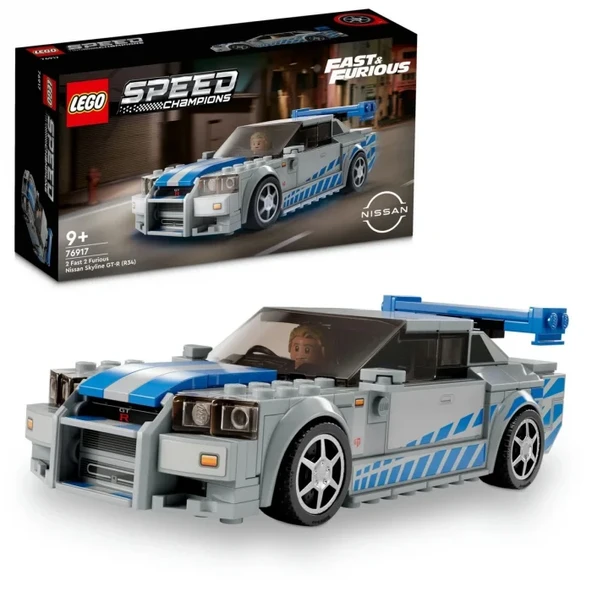 LEGO Speed Champions 2 Fast 2 Furious Nissan Skyline GT-R (R34) 76917 ürün görseli 1