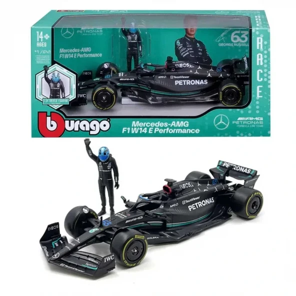 1:24 Mercedes-AMG F1 W14 E Performance - Resim 2