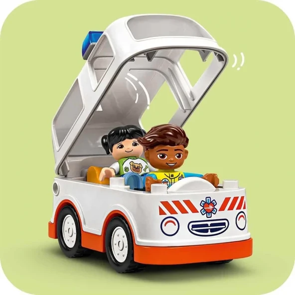 LEGO DUPLO Ambulans ve Sürücü 10447 - Resim 3