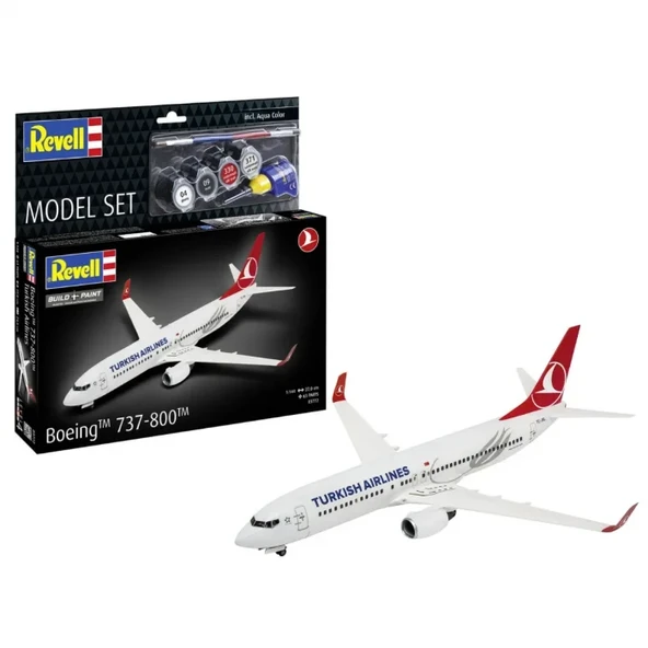 Revell M. Set Türk Hava Yolları Boeing 737-800 ürün görseli 1