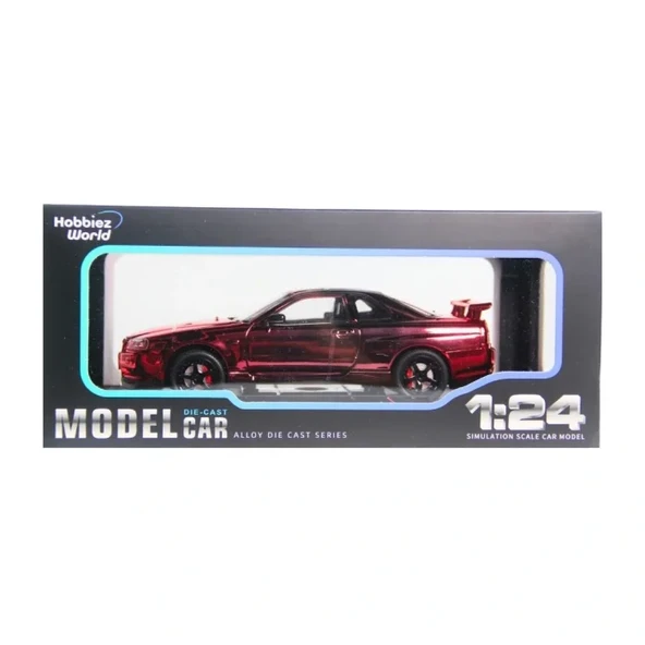 1/24 R34 Shinny Colors Model Araba - Resim 4