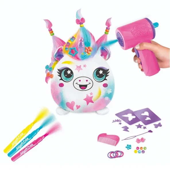 Airbrush Peluş Saç Hobi Set ürün görseli 1