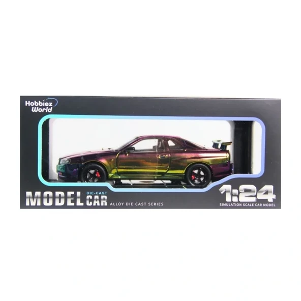 1/24 R34 Shinny Colors Model Araba - Resim 3