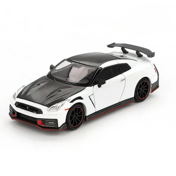 Mini GT 1/64 Nissan GT-R Nismo 2024 Brilliant White Pearl - Blister Paket ürün görseli 1