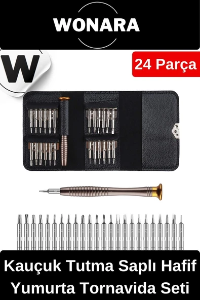 Özel Üretim 112 Gr Ağırlığında Hafif Hassas Tamirat İçin Mini Çıtçıtlı Cüzdan Tornavida Seti ürün görseli 1