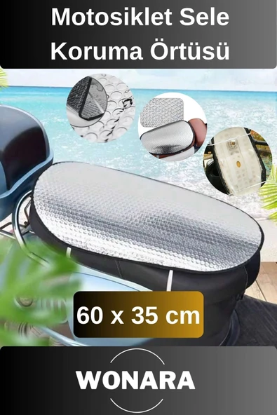 Uzun Ömürlü Hafif ve Su Geçirmez Sızdırmaz Pratik Motosiklet Sele Koruma Örtüsü ürün görseli 1