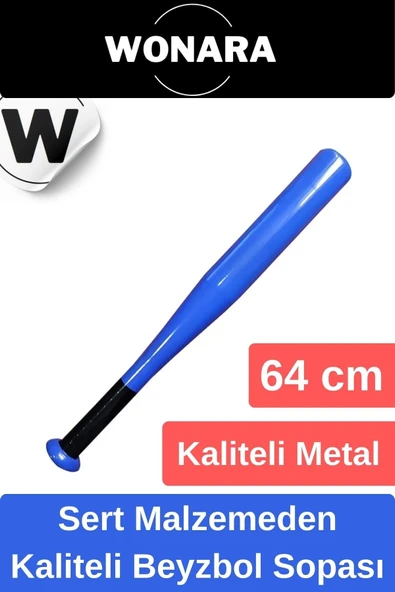 Premium Özel Üretim Dayanıklı Kırılmaz Metal 64 cm Mükemmel Kavrayışlı Kaliteli Beyzbol Sopası ürün görseli 1