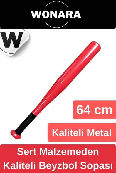Premium Özel Üretim Dayanıklı Kırılmaz Metal 64 Cm Mükemmel Kavrayışlı Kaliteli Beyzbol Sopası ürün görseli 1