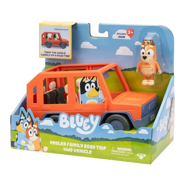 Bluey 4x4 Büyük Araç ve Chilli Figür Set - Resim 4