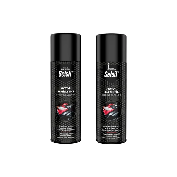 Selsil Motor Temizleme Spreyi 2 x 500 ml Derinlemesine Temizlik Araç Bakım Ürünü ürün görseli 1