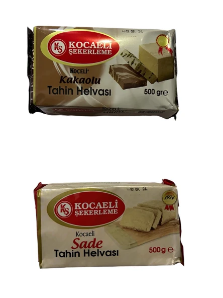 Kocaeli Şekerleme Tahin Helvası(1 Adet Kakaolu(500gr),1 Adet Sade(500 gr) ) ürün görseli 1