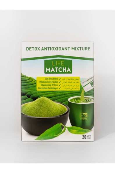 Dr. Floya Life Matcha Detox Antioksidan Karışım (MAÇA ÇAYI) ürün görseli 1