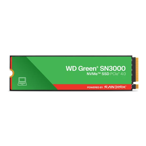 500GB WD GREEN M.2 NVMe SN3000 5000/4000MB/s WDS500G5G0E SSD ürün görseli 1