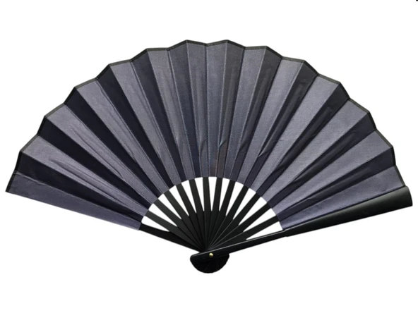 Plastik Kumaş Yelpaze 12'li Füme mirMH004K-SST-986 ürün görseli 1