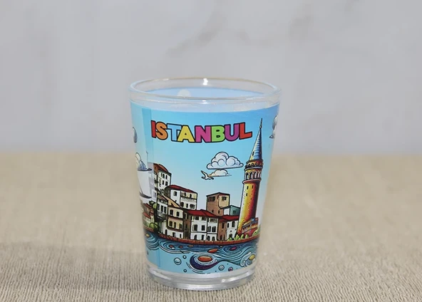 İstanbul Temalı Cam Shot Bardak Alk4358 mirKH002K-ALK4358 ürün görseli 1