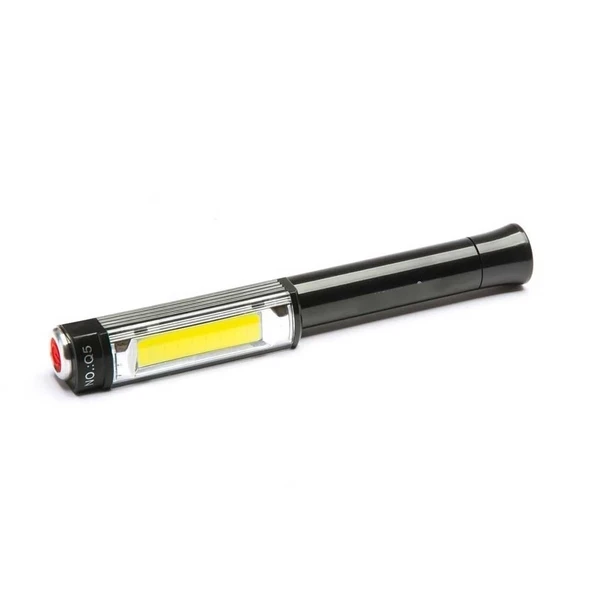 Ps-Q5 Pilli Mıknatıslı Cob Led Çalışma Tamir Kırmızı Işık El Feneri mirAH009K-AVH-1062 ürün görseli 1