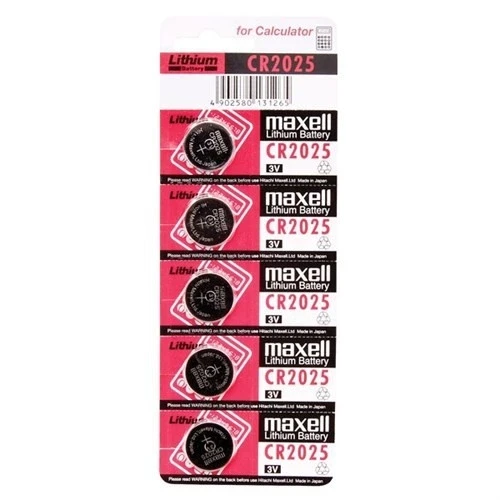 Maxell Cr2025 3v Lityum Düğme Pil 5'li Paket mirHT007K-HIS-786 ürün görseli 1