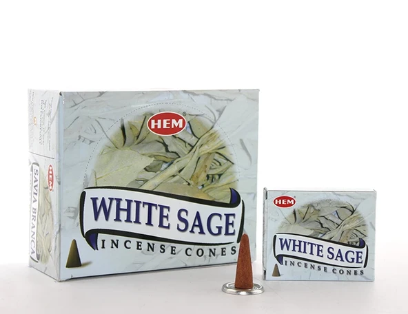 White Sage Aromalı Konik Tütsü mirKH002K-Hemkonik29 ürün görseli 1