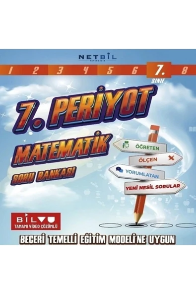 Netbil 7.Sınıf Matematik Periyot Soru Bankası ürün görseli 1