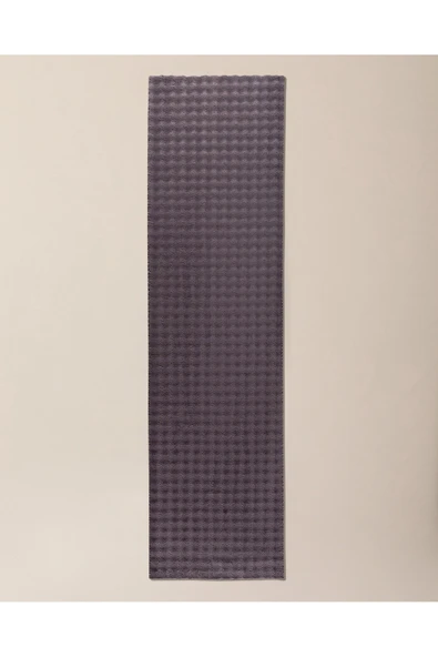 Madame Coco Vivre Bubble Halı - Koyu Mürdüm - 80x300 cm ürün görseli 1