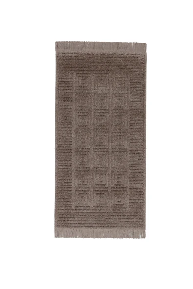 Madame Coco Laura Saçaklı Halı - Vizon - 80x300 Cm ürün görseli 1