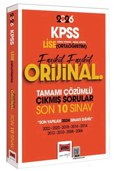 2026 Kpss Lise Ortaöğretim Son 10 Sınav Çıkmış Sorular Set ürün görseli 1
