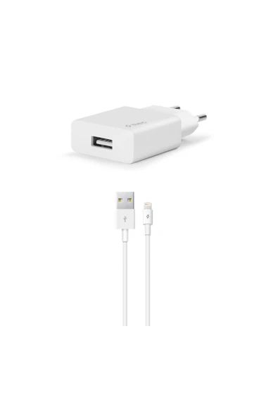 Iphone Smart Charger 2.1a Seyahat Şarj Aleti Lightning Kablo, Iphone Şarj Cihazı Ve Kablosu ürün görseli 1