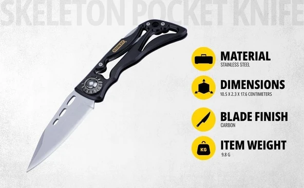 Stanley İskelet Kilitli Bıçak 010253 - Resim 6