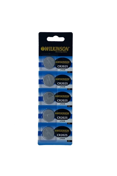 Wılkınson 2025 3v Lityum Düğme Pil 5'li Paket ürün görseli 1