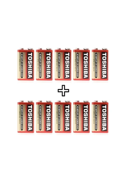 Heavy Duty 6f22kg 9 Volt 10'lu Özel Pil Paketi 01.04.tos.9v.10lu ürün görseli 1