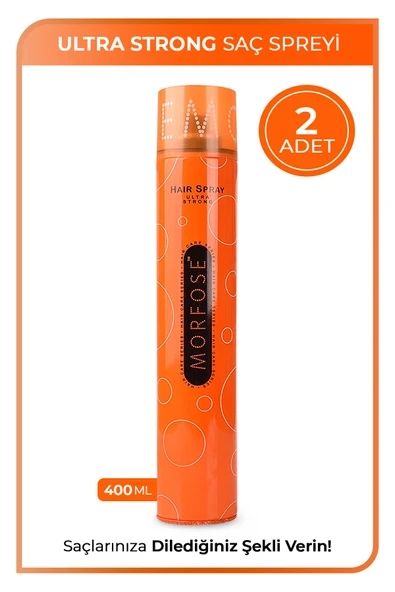 Ultra Strong Saç Spreyi 400 ml 2 Adet - Güçlü Tutuş ürün görseli 1