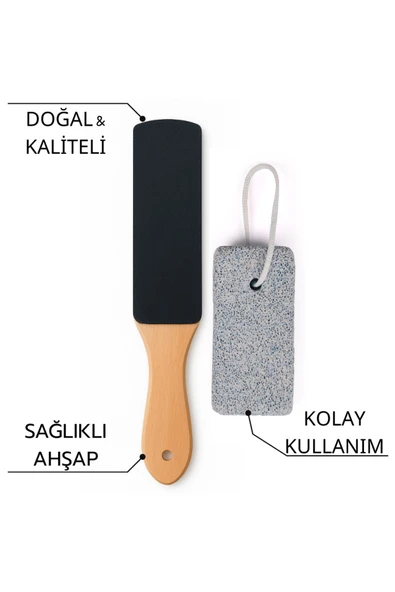 Topuk Törpüsü Ve Ponza Taşı Ayak Bakım Seti ürün görseli 1