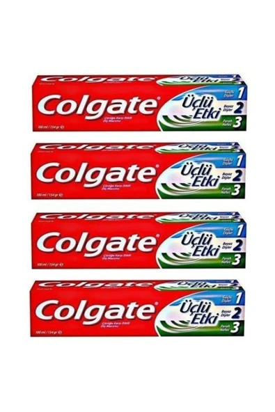 Üçlü Etki Diş Macunu 100 ml X 4 Adet - Resim 3
