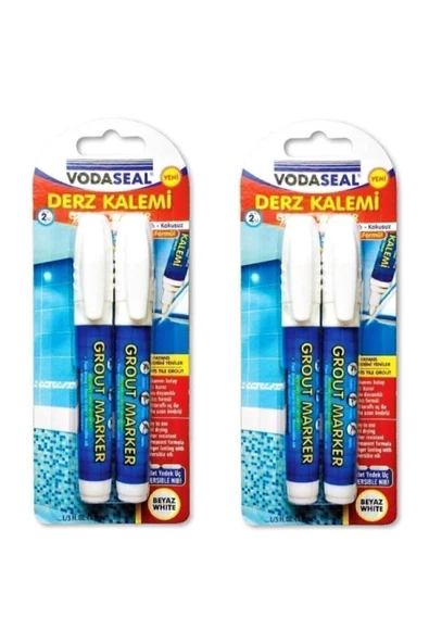 Fayans Derz Kalemi Beyaz 4 Lü Set 4 Adet Yedek Uç ürün görseli 1
