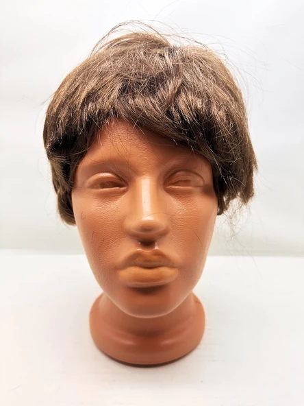Kahve Renk Kısa Kesim İçi Astarlı Erkek Peruğu mirSM0010K-SMR-E069 ürün görseli 1