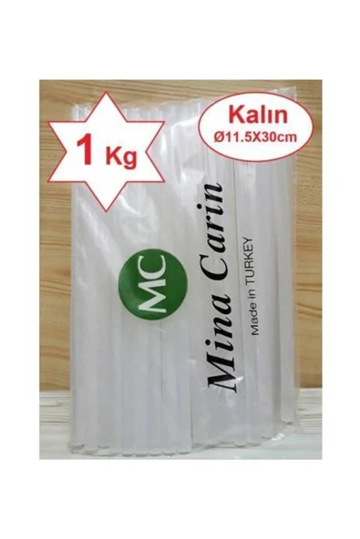Mum Silikon Kalın 11.5x30cm Sıcak Mum Silikon Çubuk Uç 1 Kg ürün görseli 1