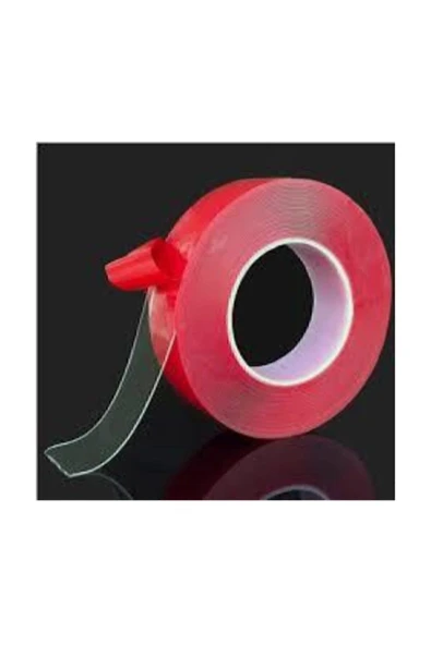 Çift Taraflı Silikon Bant 18 Mm 2 Mt Şeffaf ürün görseli 1