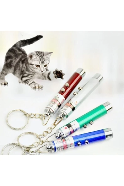 Kedi Lazeri Kırmızı Lazer Anahtarlık 2023 Kedi Oyun Lazeri ürün görseli 1