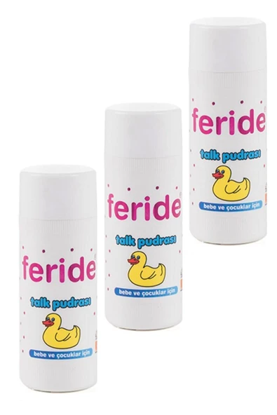 Feride Serpme Talk Pudrası 75 Gr. 3 Adet - Resim 2