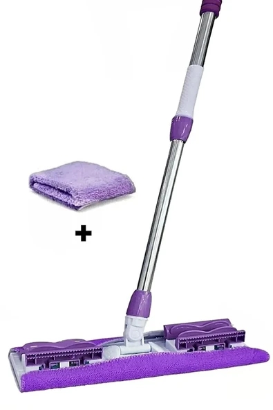 HRZ Teleskopik Mandallı Mikrofiber Sihirli Mop Yüzey Temizleyici ürün görseli 1