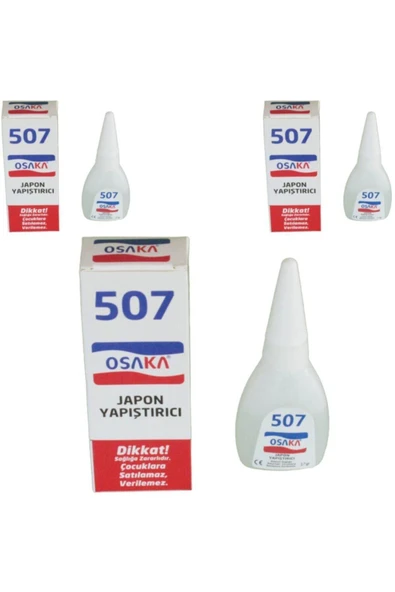 Osaka507 (3 Adet) Japon Yapıştırıcısı Hızlı Güçlü Yapıştırıcı 17gr ürün görseli 1