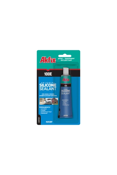 100E Genel Amaçlı Tüp Silikon Şeffaf 50 Ml - SA111 ürün görseli 1
