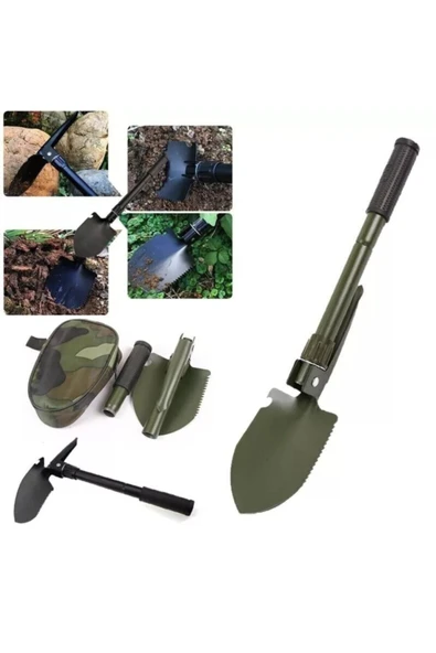 Katlanır Multi Çelik Kürek, Çekiç, Çapa - Multitools ürün görseli 1
