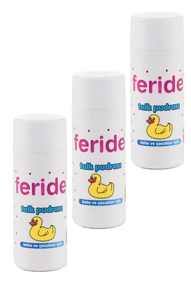 Feride Serpme Talk Pudrası 75 Gr. 3 Adet ürün görseli 1